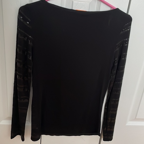 SEQUIN BLACK TOP - Picture 5 of 5